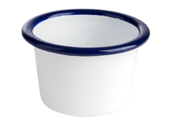 Bol APS -ENAMELWARE-, Ø 7 cm, hauteur : 4,5 cm, 0,08 litre, tôle d'acier émaillée, intérieur : blanc, extérieur : blanc, 40645