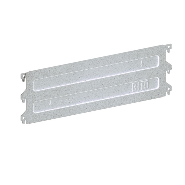 Jeu de connecteurs de support BITO FBR /324x124,6x3,2 avec rivet en plastique galvanisé, C0015-0002