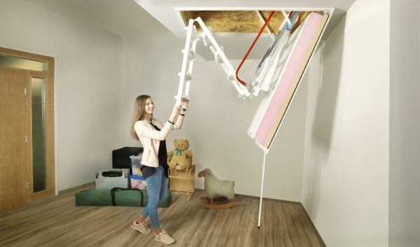Wippro Klimatec 160 adapté aux hauteurs de pièce de 250 cm à 265 cm, 120x70 cm, 17300