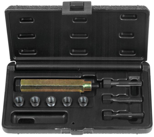 KS Tools THREADfix kit de réparation M9x1 pour bougies de préchauffage, 9 pièces, 150.5030