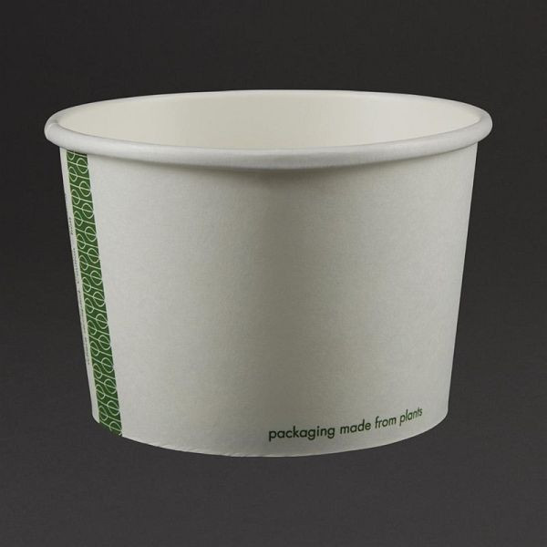 Potage végétalien compostable et gobelets universels 45.4cl, UE : 500 pièces, GF047