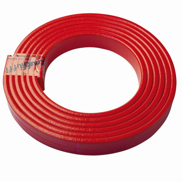 Protection de surface Knuffi, profil d'avertissement et de protection type F, rouge, 5 mètres, PF-900414