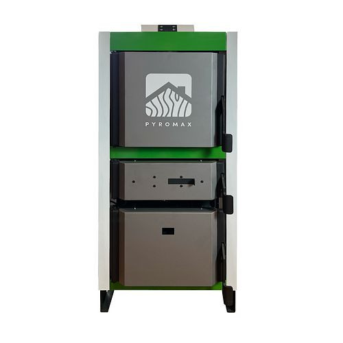 Chaudière à gazéificateur de bois automatique Robin Wood A+ PyroMax 22 kW, RWPM22