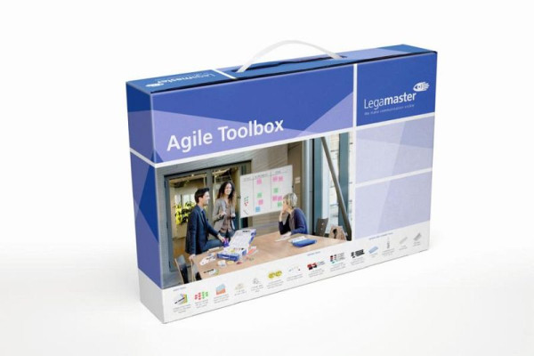 Legamaster Agile Toolbox, kit d'accessoires pour la gestion de projet avec cartes de poker de planification, 7-125400