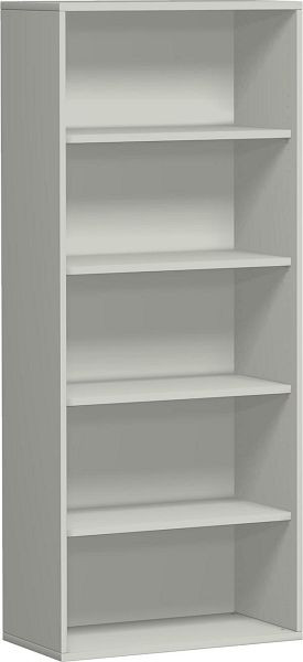 Étagère geramöbel, 4 étagères décoratives, 800x425x1920, gris clair, N-10R508-L