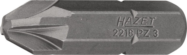 Embout Hazet, 6 pans plein 8 (5/16 pouce), profil Pozidriv PZ, PZ3, 2218-PZ3