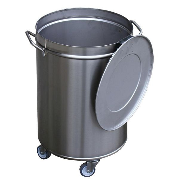 Poubelle Gastro M avec roues et couvercle 100L, GN146