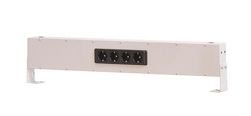 Canal énergétique Bedrunka+Hirth, avec 4 prises Schuko, pour Mobile Office 1, 1000 x 60 x 130 mm, 07.861.10.14