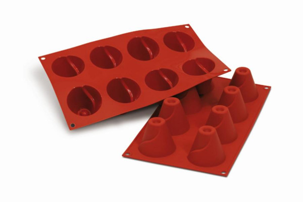Moule à pâtisserie en silicone Schneider volcan, Ø 62,7 mm, hauteur 52 mm, 115089