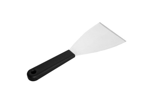 Spatule Schneider, acier inoxydable, 100 mm, manche dur (noir), 200503
