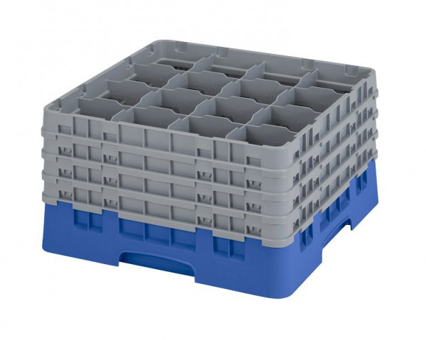 Panier de lavage Cambro 16 compartiments Camrack® Hauteur: 23 cm Bleu, UE: 2 pièces, 16S900168