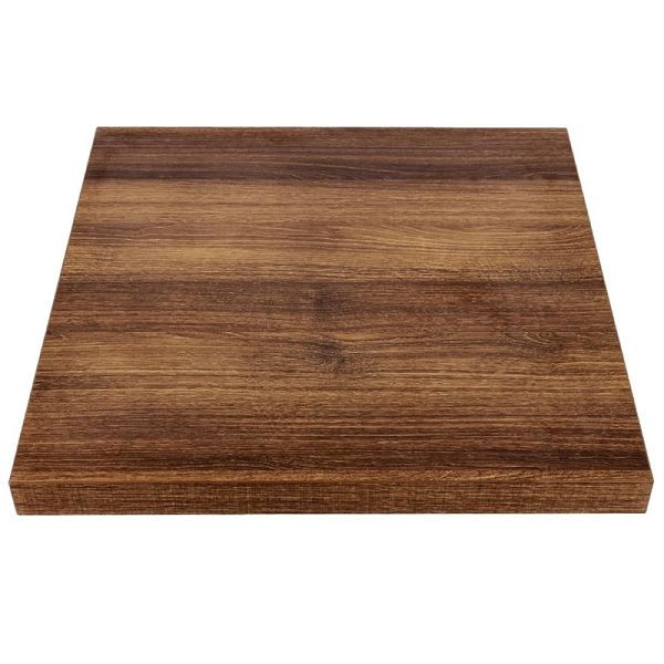 Plateau carré Bolero chêne rustique 60cm, GR324