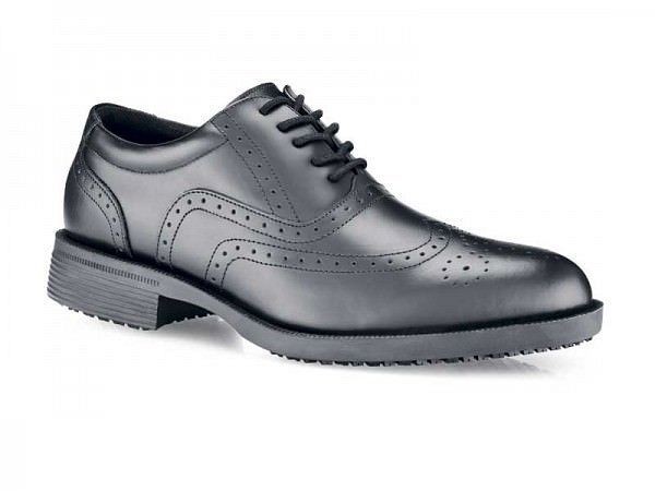 Shoes for Crews Herren Arbeitsschuhe EXECUTIVE WING TIP IV, schwarz, Größe: 44, 20301-44