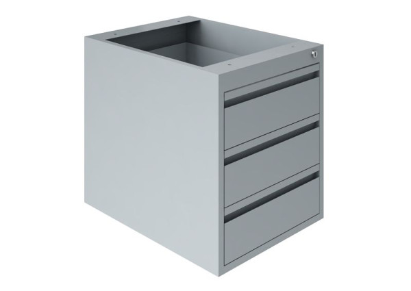 Blocs de suspension pour tiroirs SOFAME, 3 tiroirs H150 mm, gris clair RAL 7035, W010090098GC