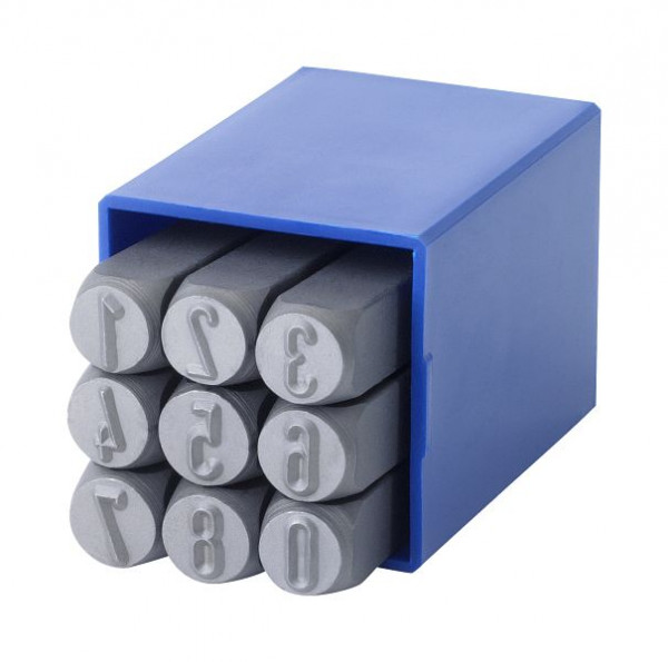GRAVUREM poinçons GRAVUREM SR 0-9, hauteur de police : 6 mm, 01006000