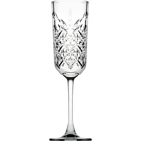 Verre à champagne Pasabahce série Timeless 0,175 litre, lot de 12, GL6702175
