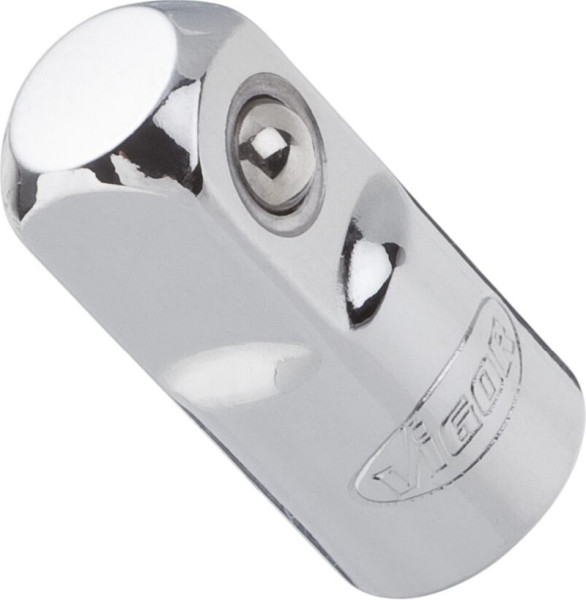 Adaptateur VIGOR, carré creux 10 mm (3/8"), carré plein 12,5 mm (1/2"), 36 mm, V2108