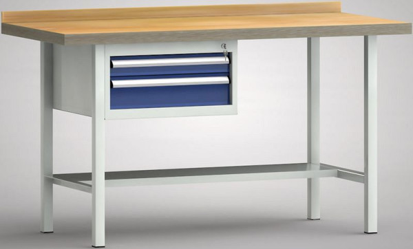 Etabli standard KLW - 1500 x 700 x 840 mm L x P x H, WS102N-1500M40-E7020
