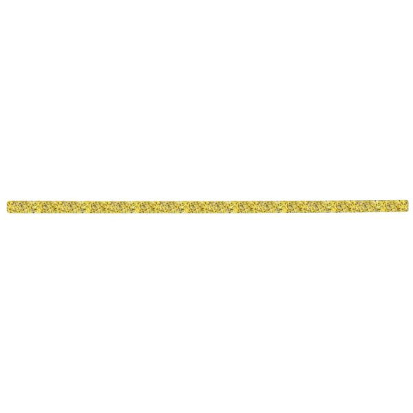 m2 revêtement antidérapant Public 46 bandes individuelles jaunes 25x800mm, UE : 10 pièces, M9GV100251