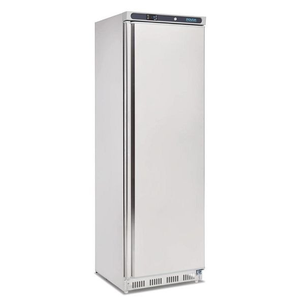 Réfrigérateur Polar inox 400L, CD082