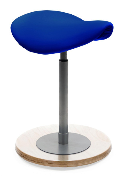 Tabouret pendulaire Mayer Sitzmöbel avec siège selle ergonomique, bleu moyen, 1167_N_26396
