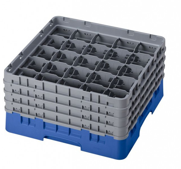 Panier de lavage Cambro 25 compartiments Camrack® 21,5 cm Bleu, lot de 2, 25S800168