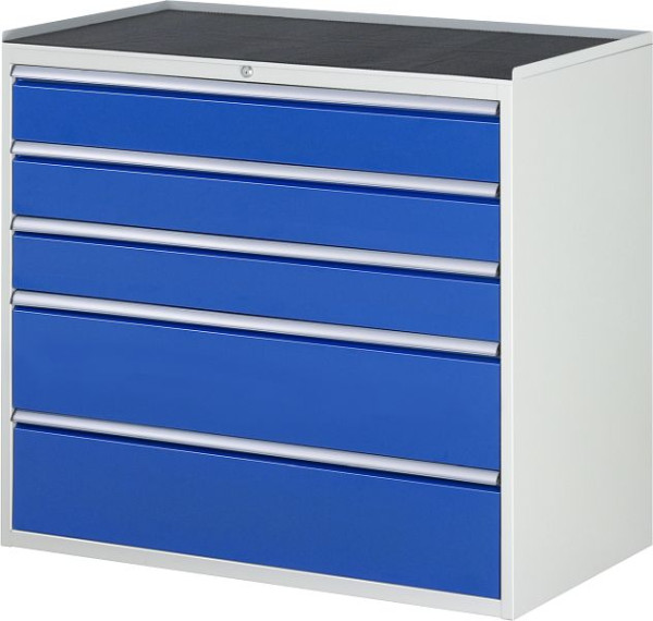 Armoire à tiroirs RAU série 7000, L1145xP650xH1035mm, tiroirs : 3xH150, 2xH240mm, support métallique, 03-XXL7.4A-MT.11