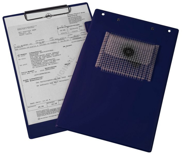 Sac de travail Eichner "Klemmfix" avec clip de blocage, bleu, UE : 10 pièces, 9015-00343