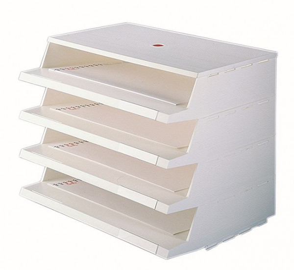 Twinco 2100 Classeur courrier TWIN PANORAMA, blanc, 2100-2