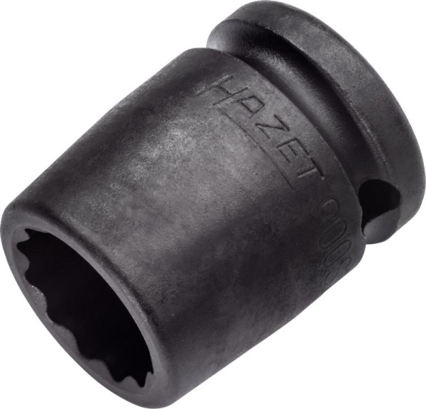 Impact Hazet, douille tournevis machine, double hexagone, carré creux 12,5 mm, 18 mm, 900SZ-18