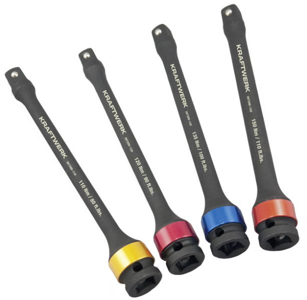 Kraftwerk Schlag limiteur de couple / kit d'extension, 4 pièces dans une pochette enroulable, 387200