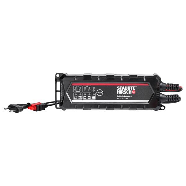 Chargeur de batterie Staudte Hirsch SH-3.130, 6 V/12 V, 4,5 A, 331300
