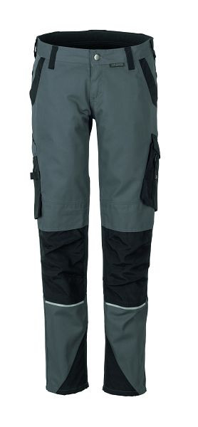 Pantalon femme Planam Norit, ardoise/noir, taille 42, 6411042