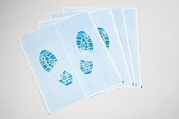 Protège-tapis de voiture jetables Eichner, matériau : papier d'aluminium, UE : 500 pièces, 9219-00670