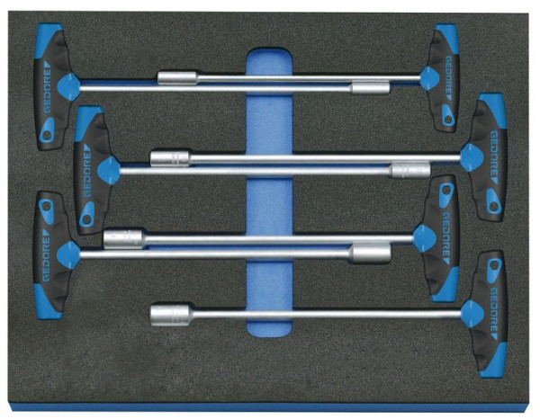 Insert d'outil de contrôle GEDORE avec assortiment de jeux de clés à douille, 2016532