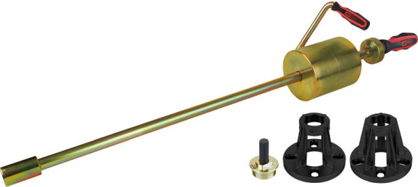 KS Tools jeu de presseurs d'arbre de transmission pour moyeux à 4 et 5 trous avec marteau à percussion, 4 pièces, 440.0720