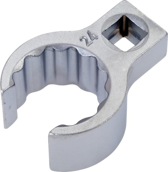 Clé polygonale Hazet, double hexagonale, ouverte, carré creux 10 mm, profil extérieur double hexagonal, 24 mm, carré intérieur 10 = 3/8", 848Z-24