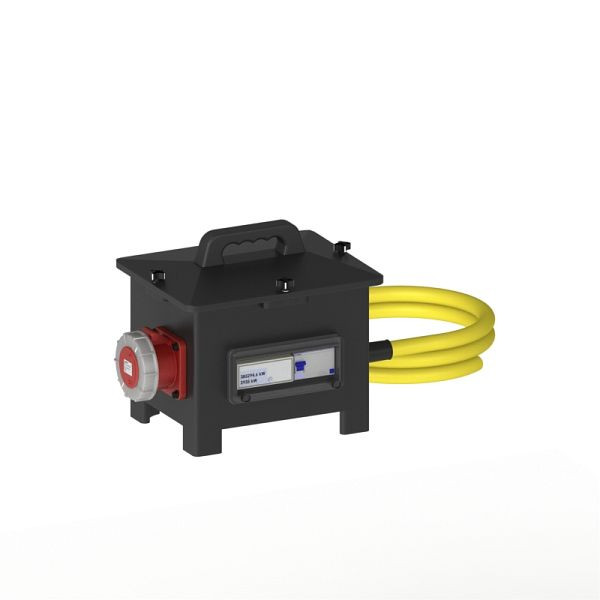ELSPRO Vollgummi-Sicherheitsverteiler AACHEN 1x63/5 1x35/5 1x16/5 2xSCH MCB RCD DZ UNIMOD, 19566128K
