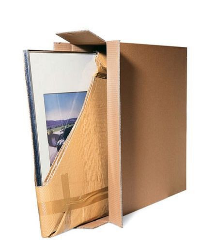 Boîte pliante en carton ondulé TransPak 2 parois, dimensions intérieures 750 x 150 x 1000 mm, qualité 2.30BC, paquet de 10, 299408