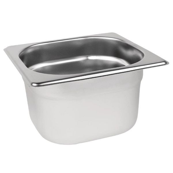 Conteneur Vogue GN en acier inoxydable 10cm GN1/6, K991