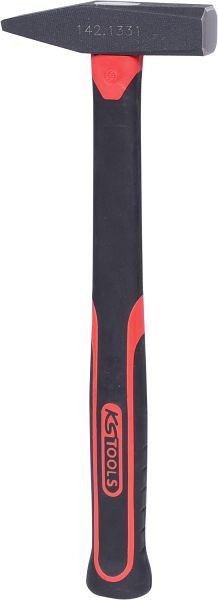 Marteau de mécanicien KS Tools avec manche en fibre de verre, 300g, 142.1331