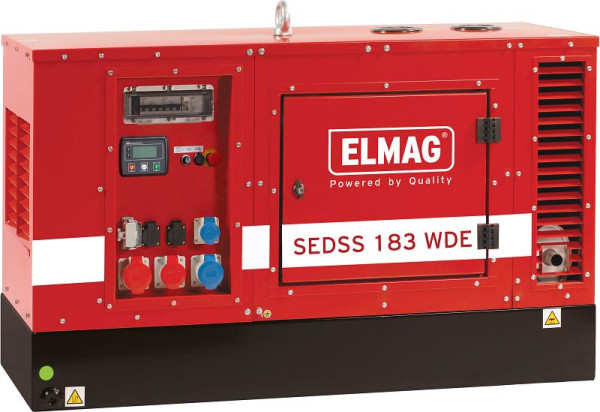 Groupe électrogène ELMAG SEDSS 183WDE - Stage 3A, avec moteur KUBOTA D1105 (insonorisé), 53459