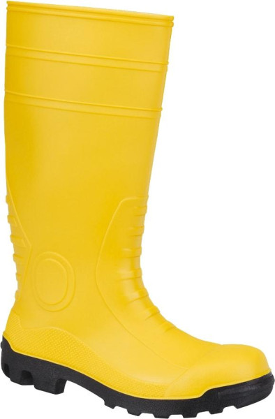 Hase Safety WIESMOOR, Bottes PVC/Nitrile jaunes, EN 345-S5, taille : 38, UE : 6 paires, 650000-38
