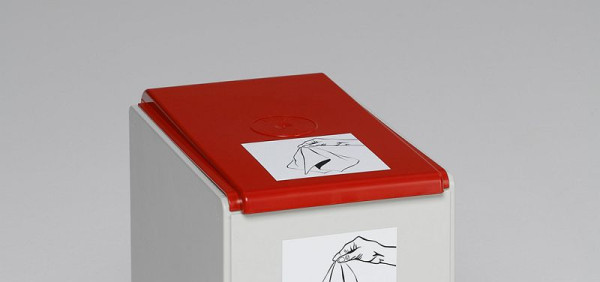 Couvercle VAR pour bidon plastique 40 l, rouge, 38007