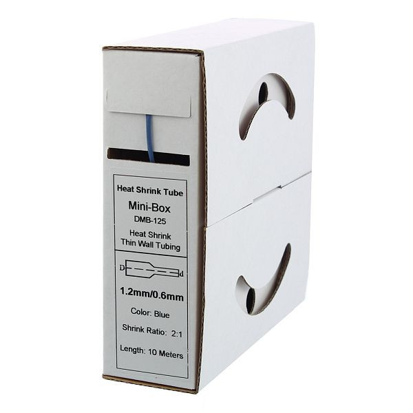 Gaine thermorétractable Offgridtec 10m 1,2mm>0,6mm bleu, 7-01-000547