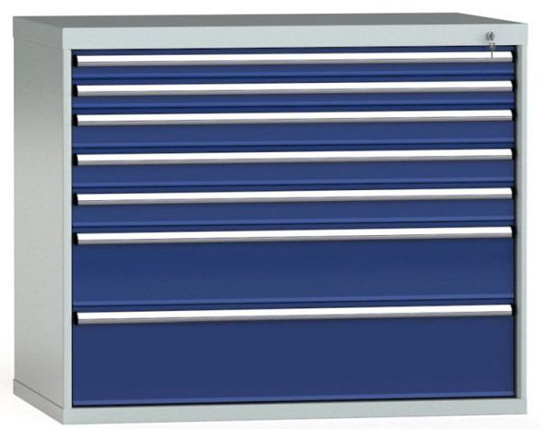 Armoire à tiroirs KLW 1000 x 1201 x 750 mm H x L x P, dimensions d'installation : 900 mm, division : 64x36 unités, SKB1000-07EP-001