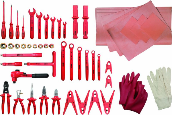Ensemble d'outils d'électricien professionnel KS Tools, 53 pièces, 117.1820