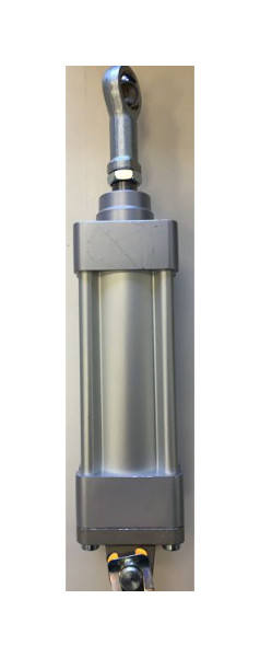 Vérin pneumatique ELMAG pour dispositif de maintien de tôle, pour cisaille à tôle HGS-A, 9804015
