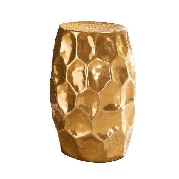 Wohnling table d'appoint JADA 30x47x30cm aluminium or oriental rond, WL5.477