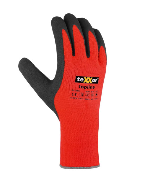 gants d'hiver teXXor topline POLYACRYL, taille : 10, paquet : 72 paires, 2210-10